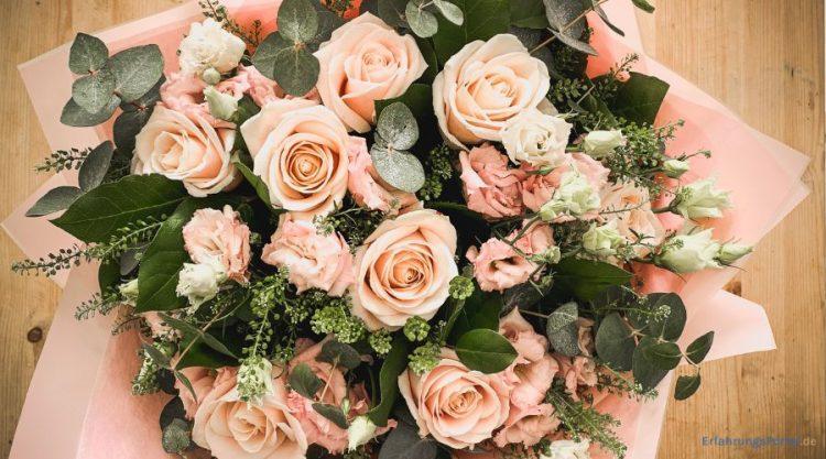 Rosenstrauß von Oben