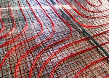 Bodenheizung wurde verlegt