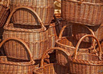 geflochtene Körbe