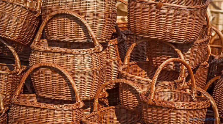 geflochtene Körbe