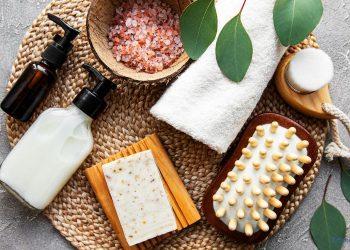 Hausgemachte Seife und Badesalz