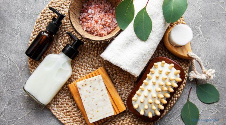 Hausgemachte Seife und Badesalz