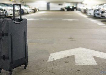 Koffer in einer Tiefgarage