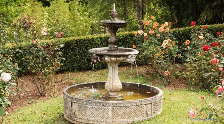 Brunnen im Garten