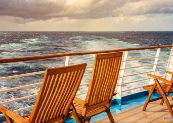 Balkon von einem Kreuzfahrtschiff