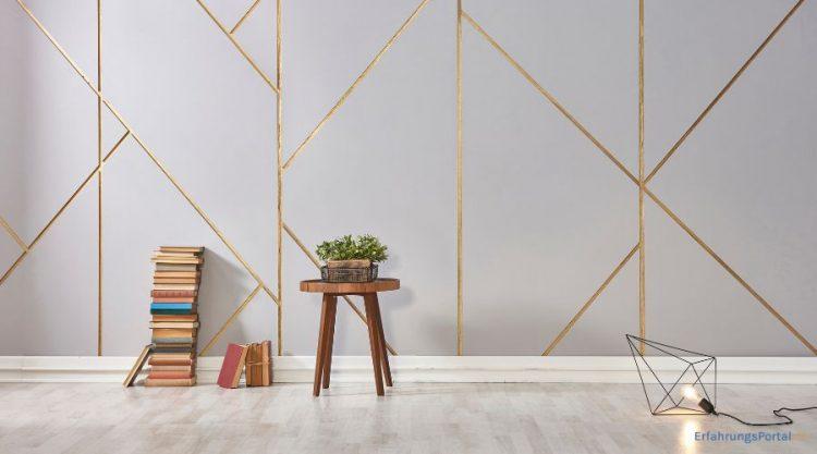 Grau-goldene Struktur Wand