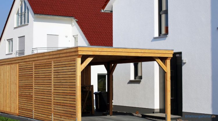 Carport aus Holz