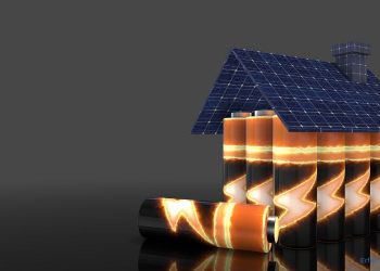 Akkus unter Solardach