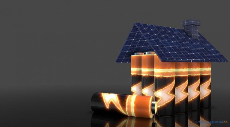 Akkus unter Solardach