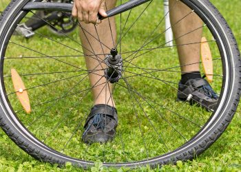 Reifen- und Radwechsel am Fahrrad