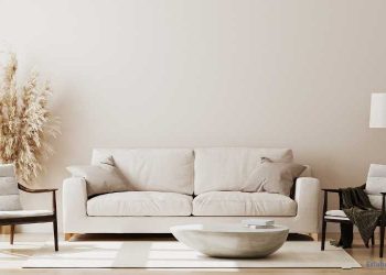 Sofa mit Sessel Boho