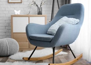 moderner Schaukelstuhl