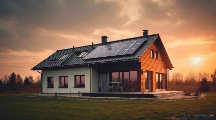 Solaranlage auf Hausdach