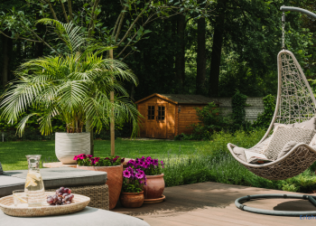 Garten mit Lounchmöbel