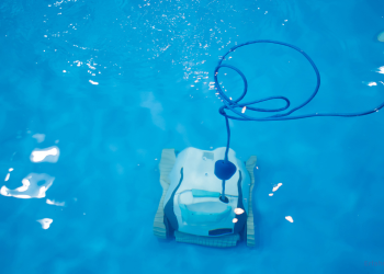 Poolroboter im Pool
