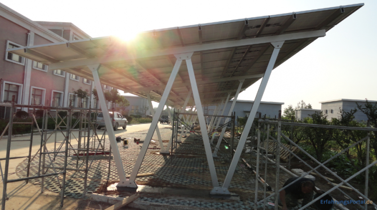 Photovoltaik Parkplatz