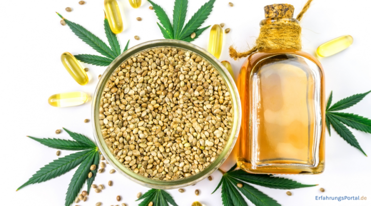 Hanföl und Hanfölkapseln