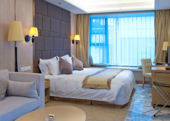 Hotelzimmer in einem Container Hotel