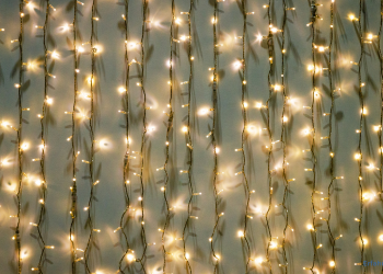 Lichterkettenvorhang