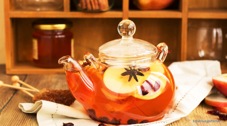 Kanne Tee Teekanne Tee in einer Teekanne Tee in einer Kanne