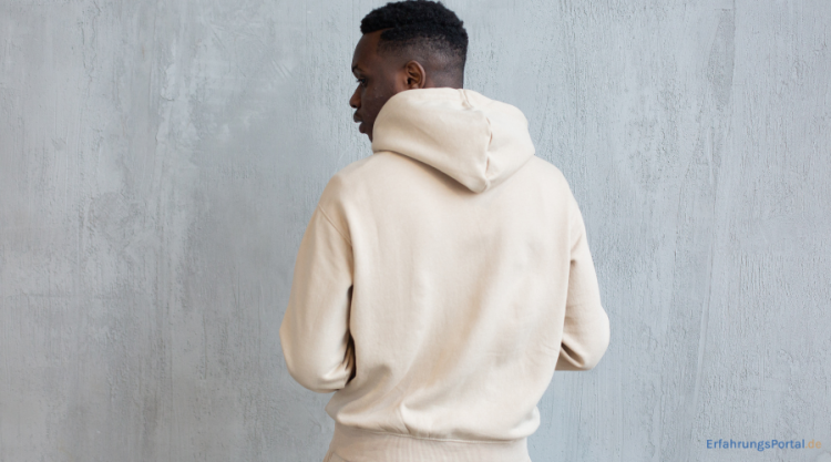 Hoodie Herren Beige
