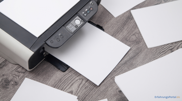 Drucker und Druckerpapier Druckpapier