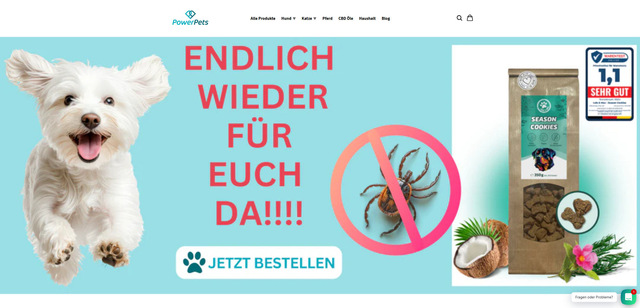 Screenshot PowerPets.de