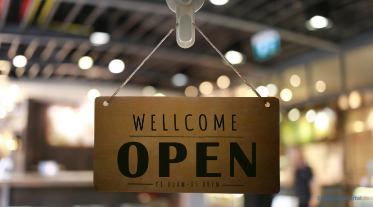 Wilkommensschild aus Blech