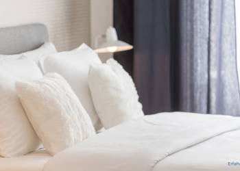 gemachtes Doppelbett