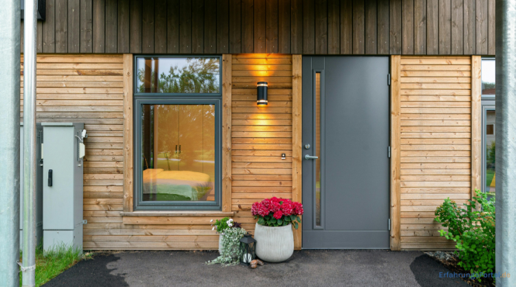 Haustür und Fenster