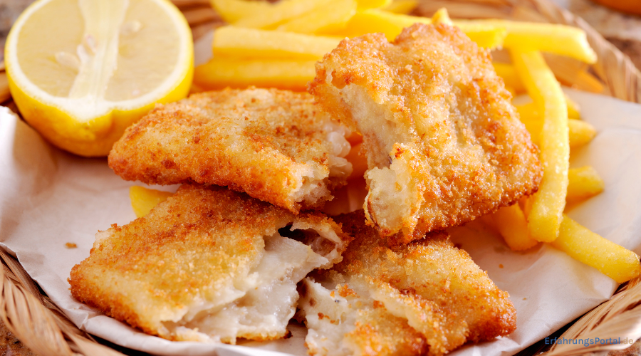 panierter Fisch