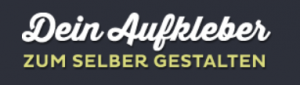 Logo Dein Aufkleber zum selber gestalten