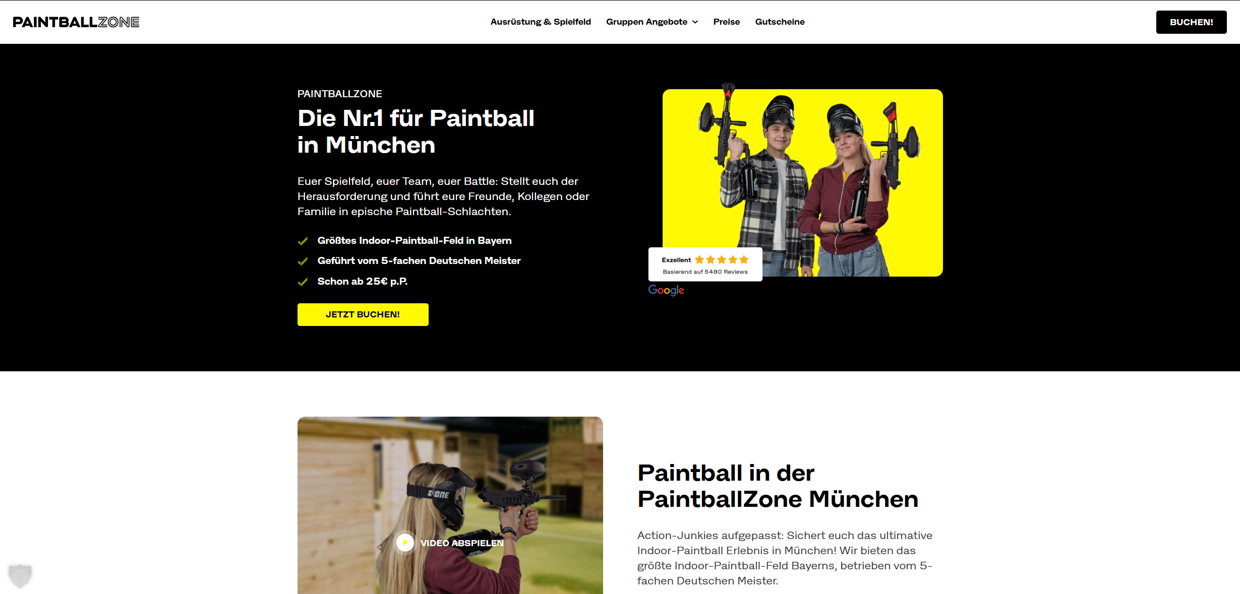 Screenshot PaintballZone
