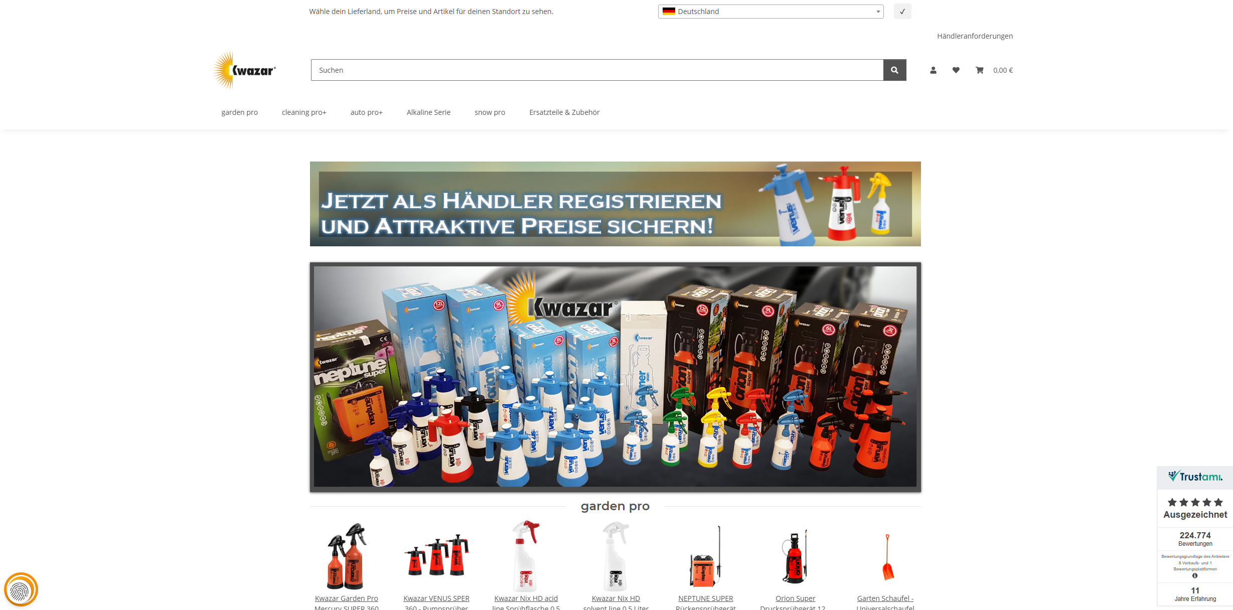 Screenshot Kwazar-Shop