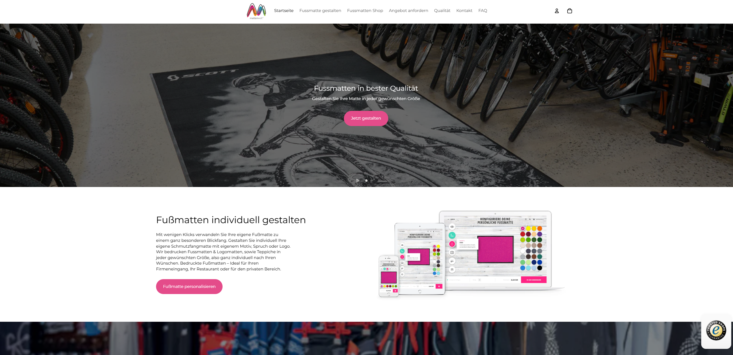 Screenshot Matten-Welt