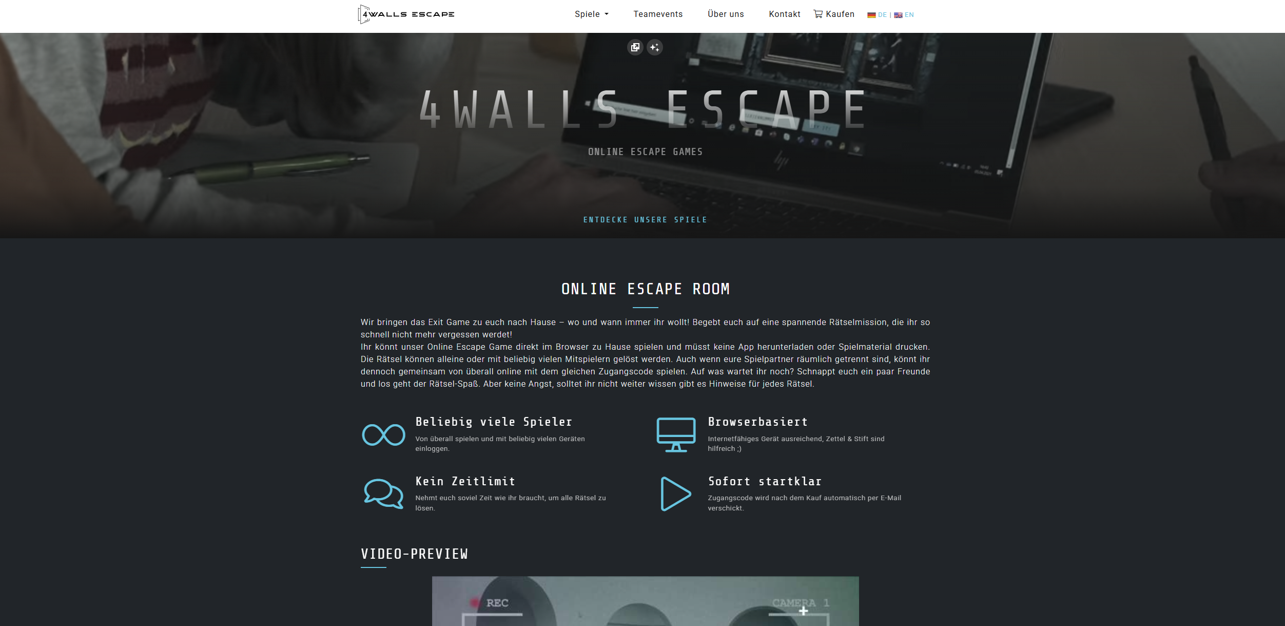 Screenshot 4walls-escape