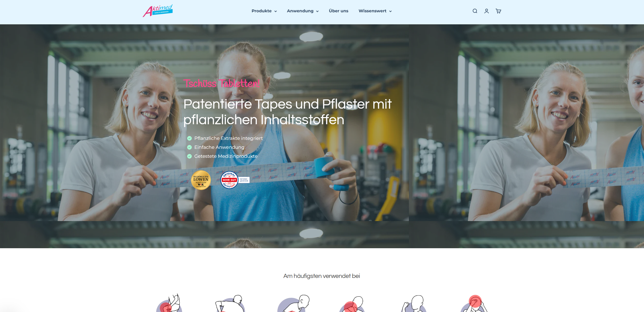 Screenshot Aktimed Tape