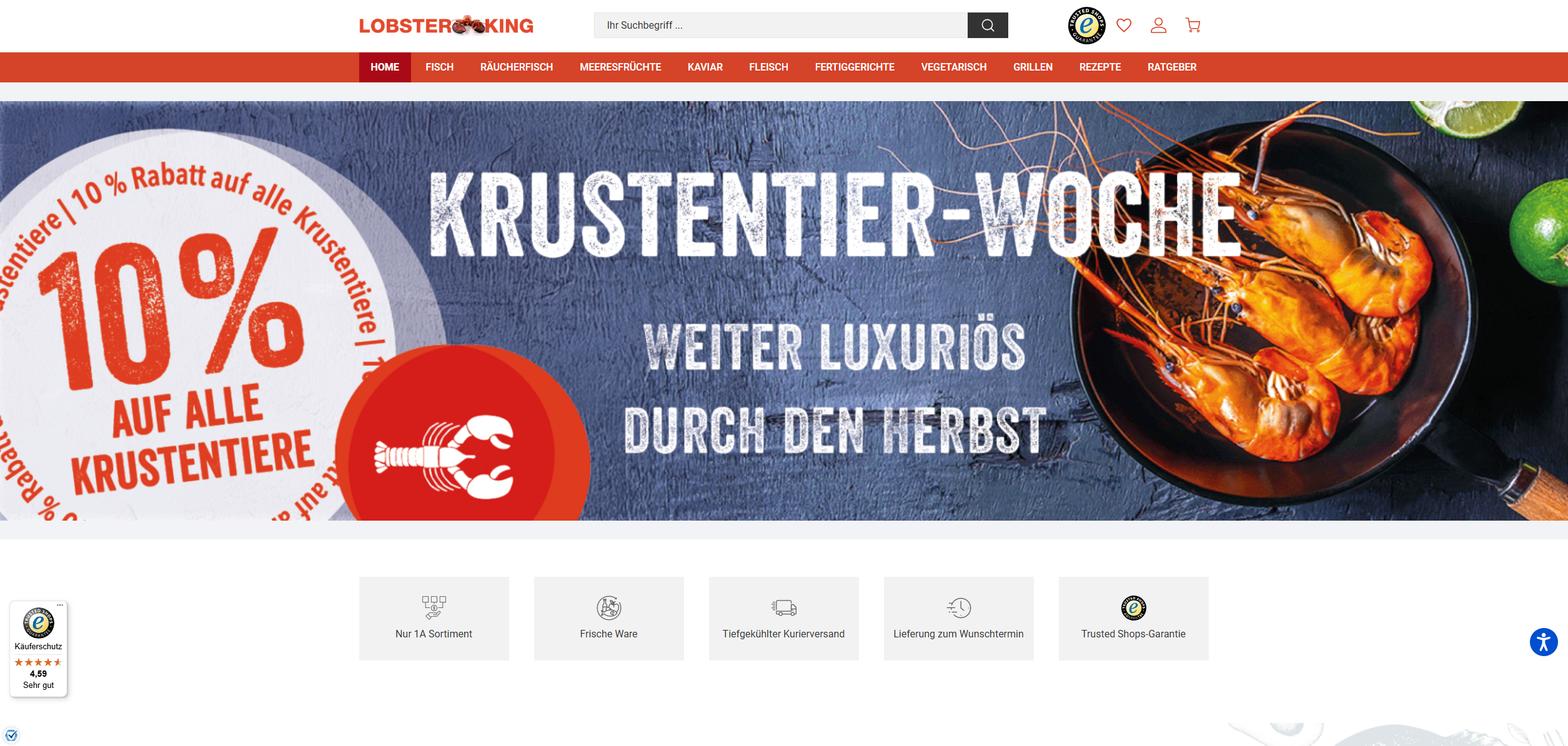 Screenshot Lobsterking