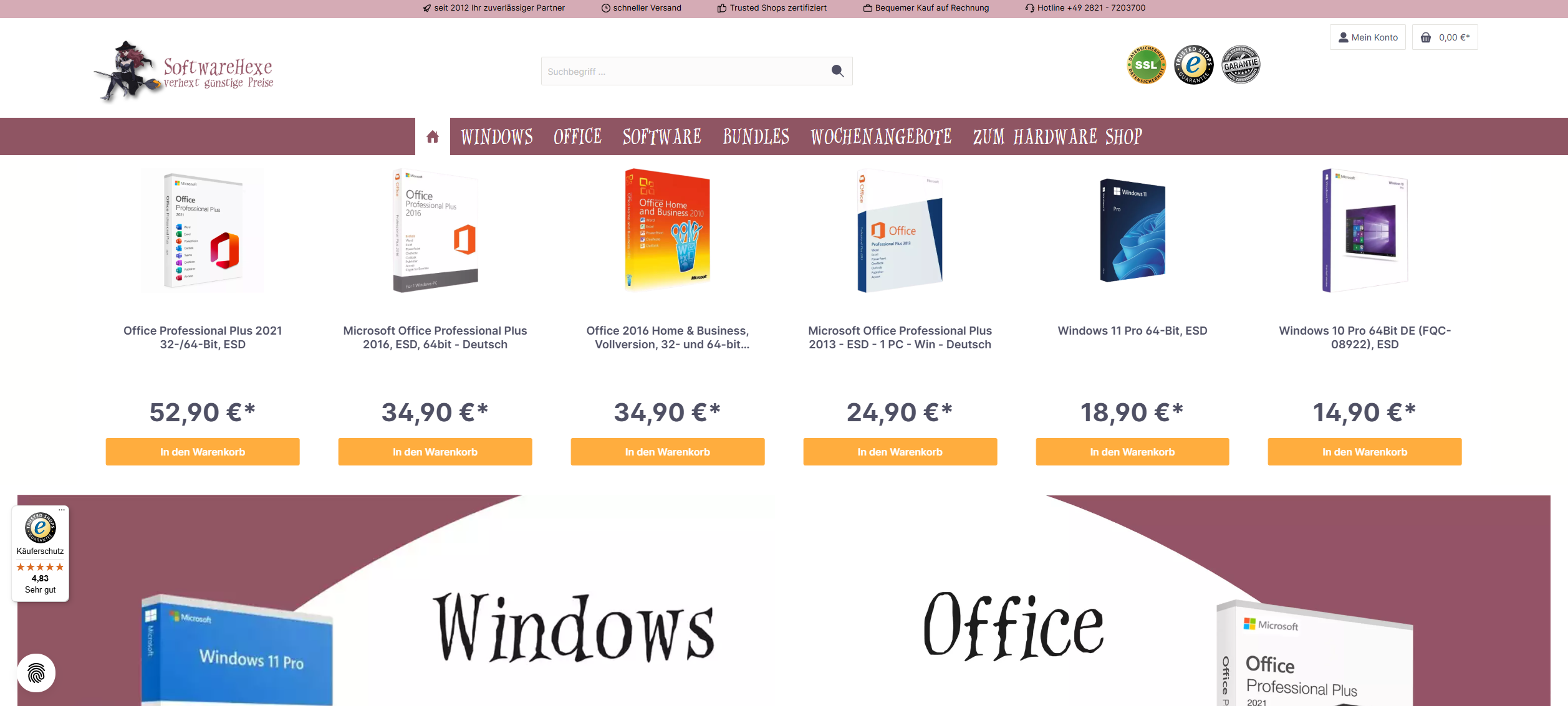 Screenshot SoftwareHexe