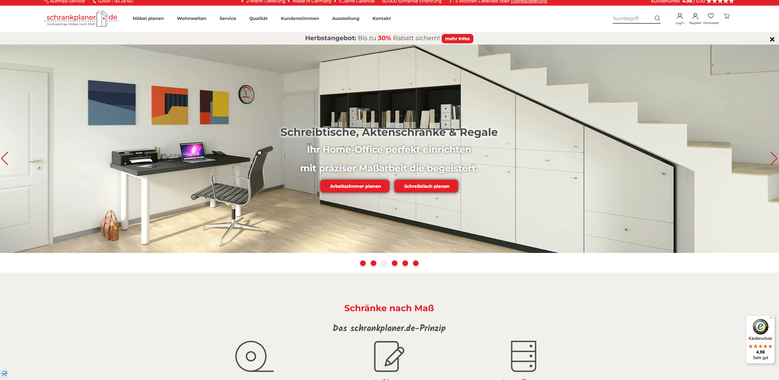 Screenshot schrankplaner.de