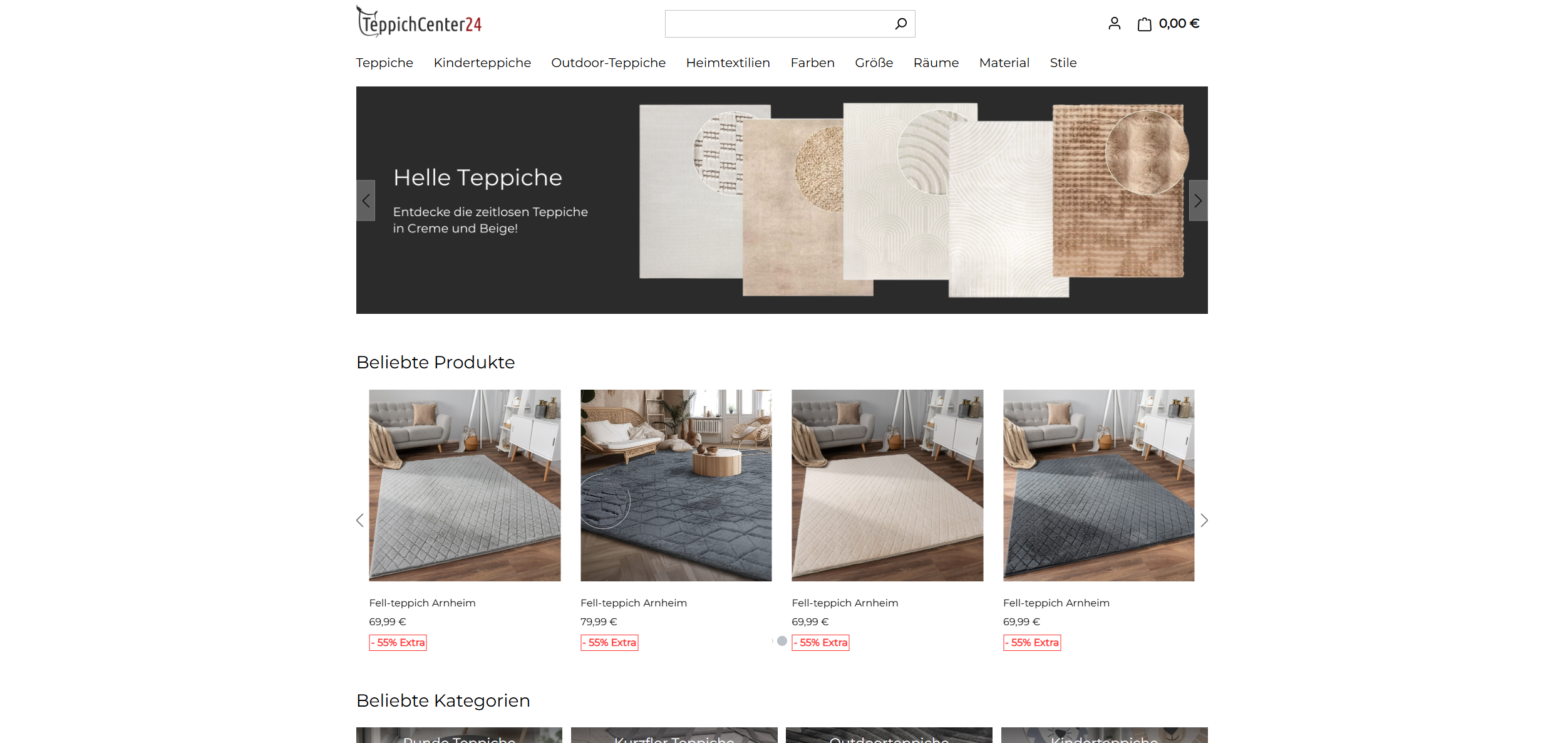 Screenshot TeppichCenter24