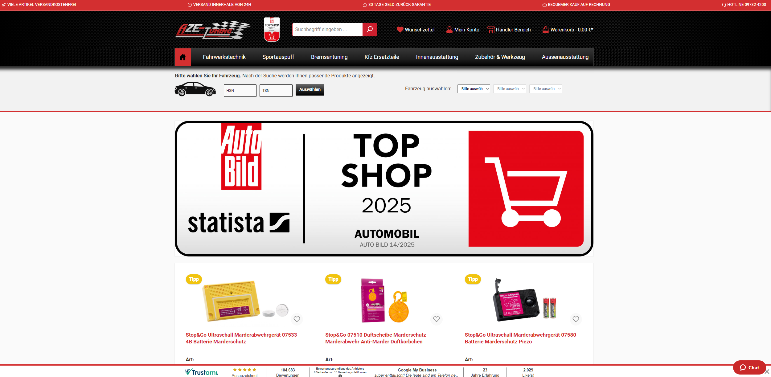 Screenshot AZE-Tuning