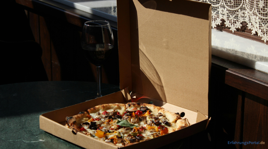 Pizza im Karton