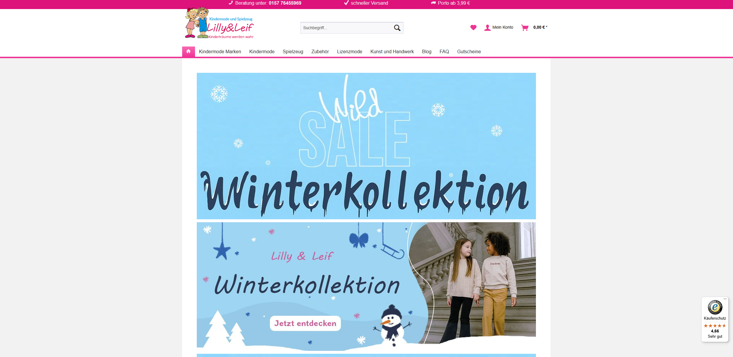 Screenshot Lilly und Leif