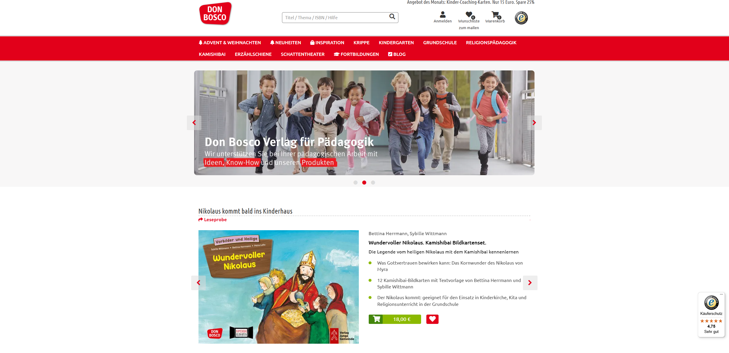 Screenshot Don Bosco Medien