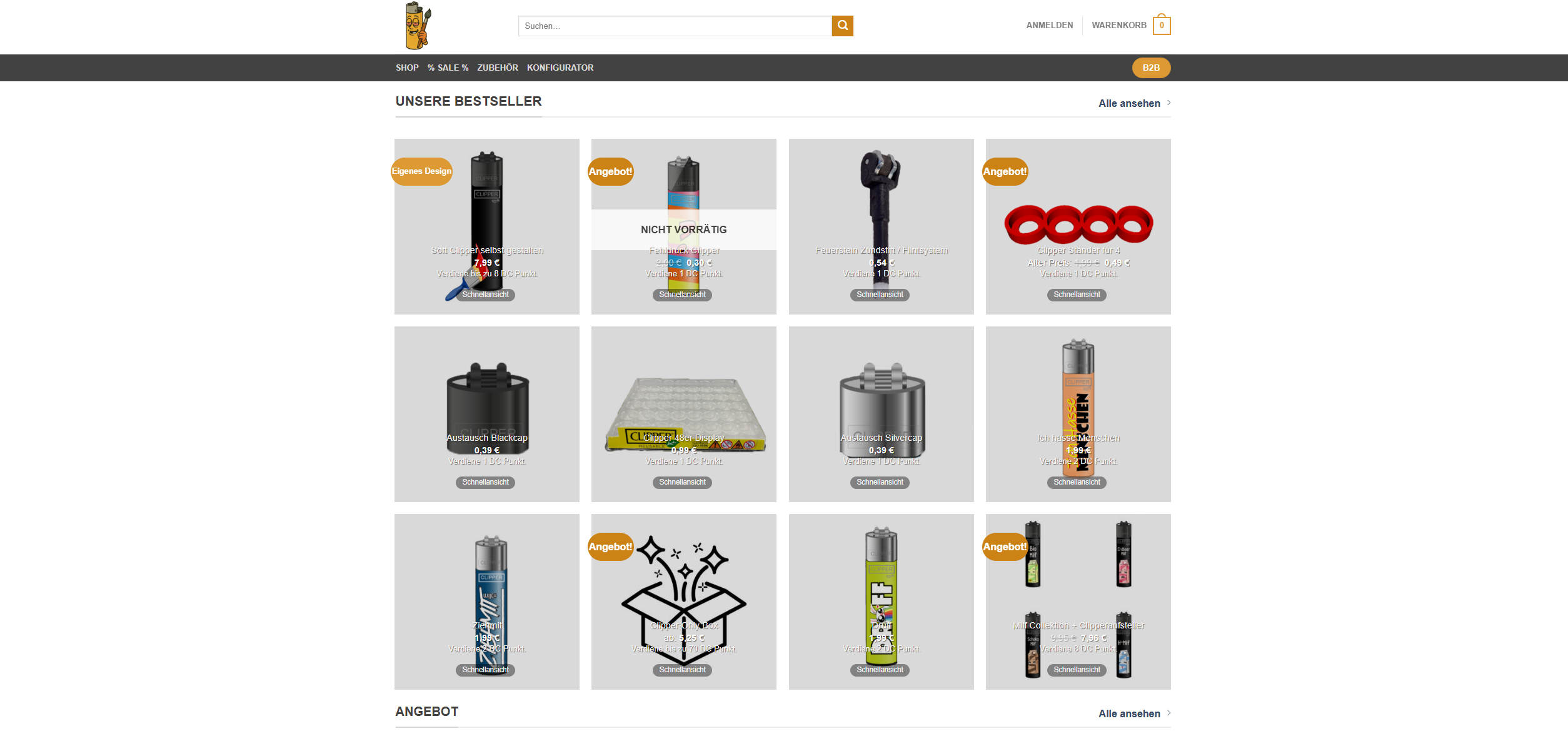 Screenshot DeinClipper.de