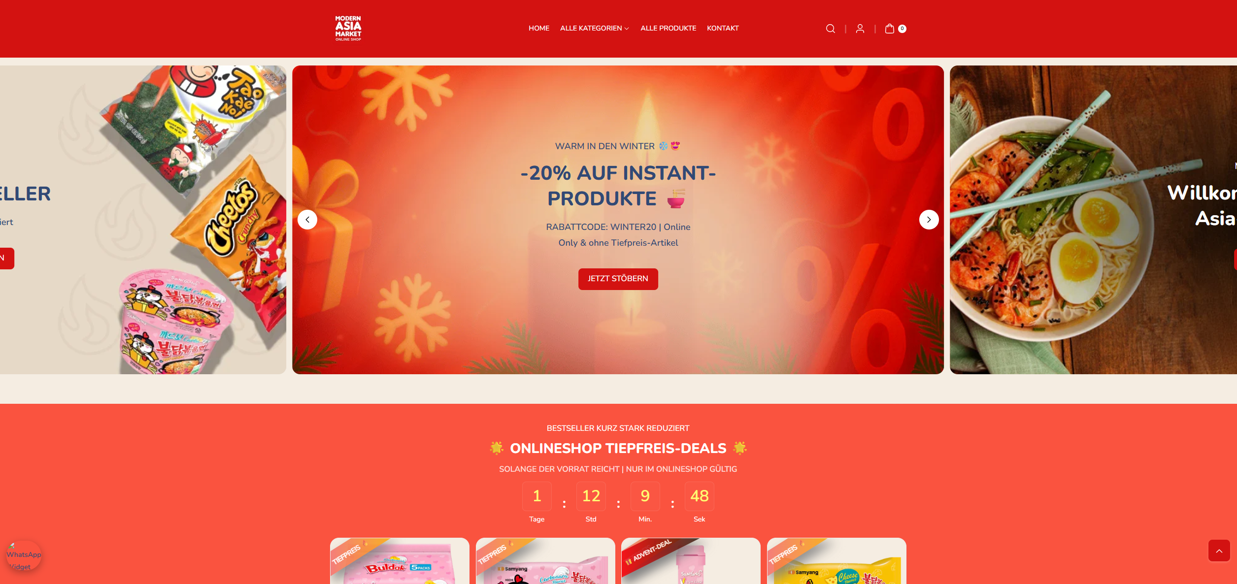 Screenshot Modern Asia Market