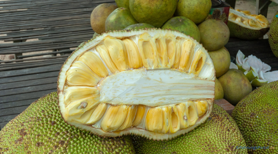 halbierte Jackfrucht