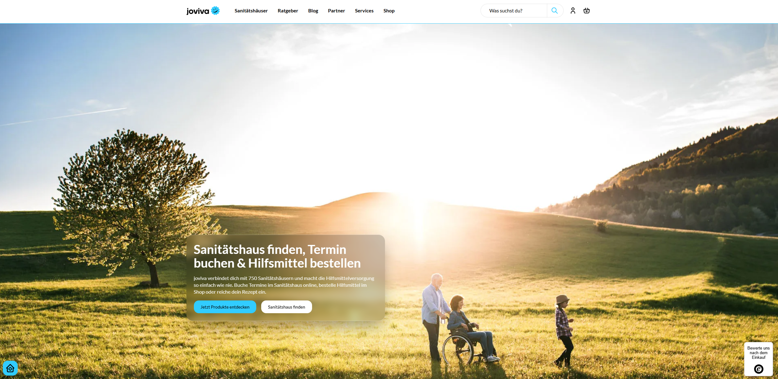 Screenshot joviva.de