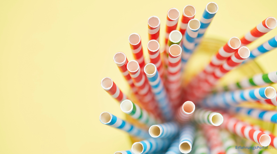 Trinkhalme aus Papier